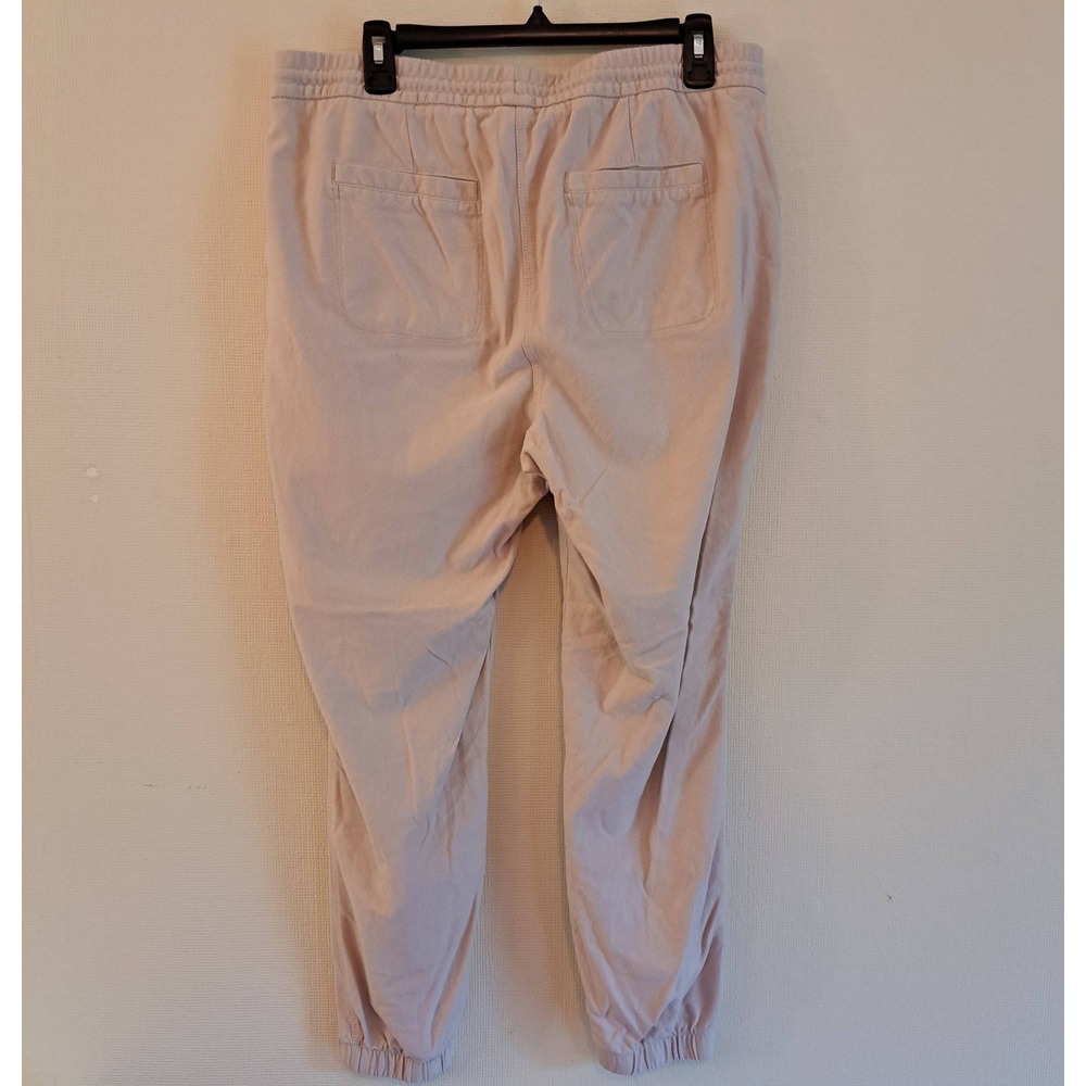 C&C California Jogger Pants Women Size L Tan Utility Drawstring Tapered 1302-250 - Picture 8 of 10